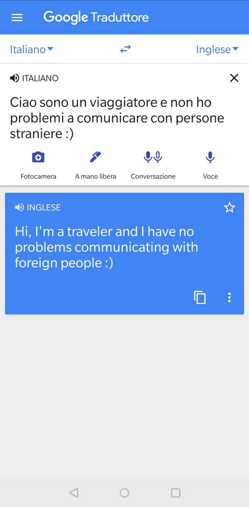 funzione digitazione google traduttore