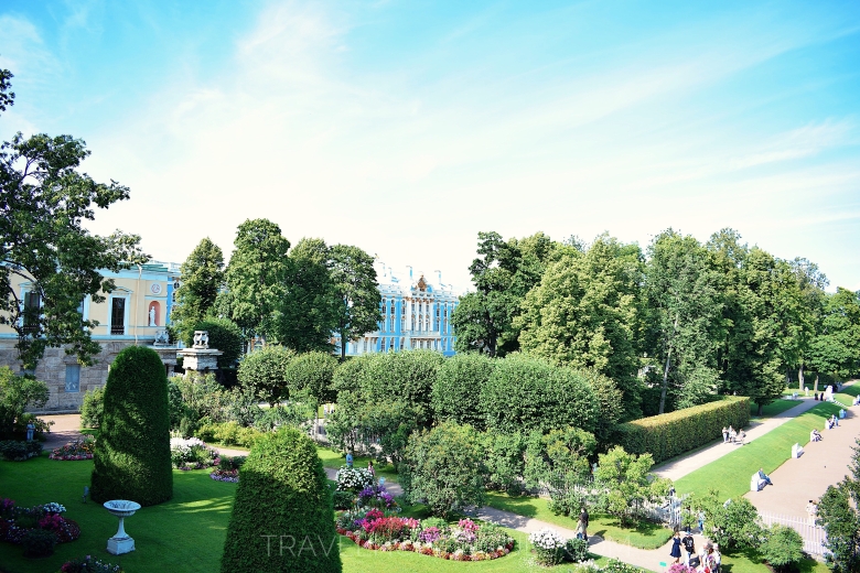 giardino del palazzo di Caterina a Pushkin