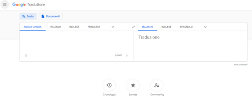 google traduttore versione pc