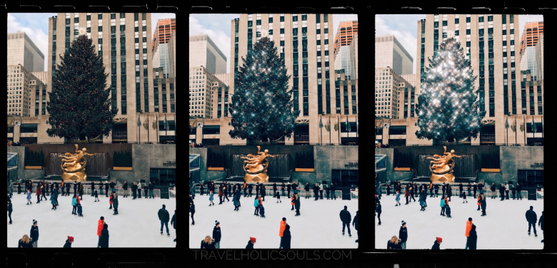 New York durante il periodo natalizio