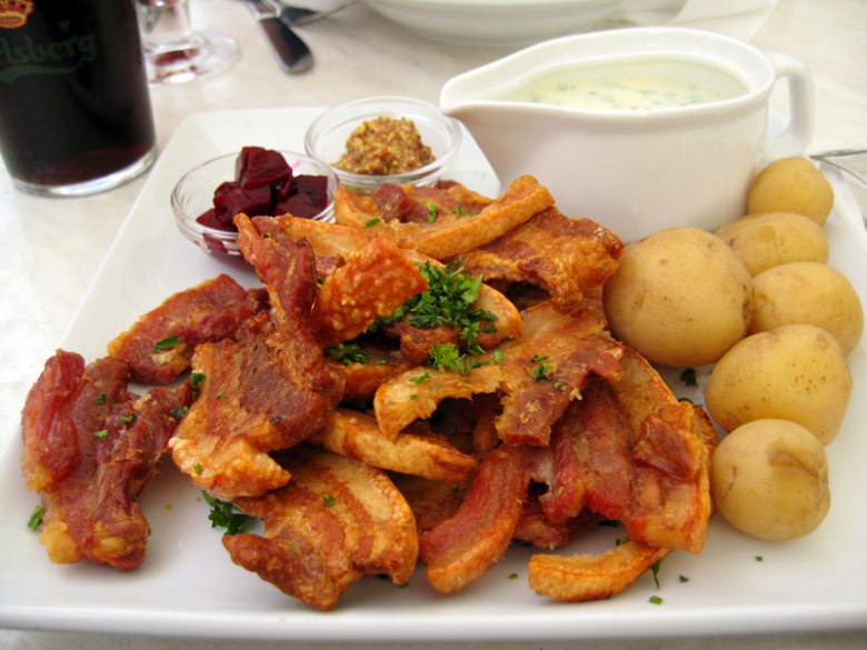 piatto nazionale danese stegt flæsk