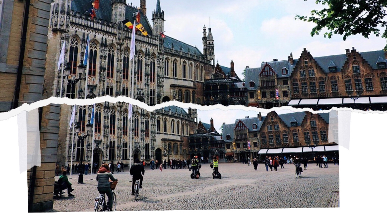 visitare Bruges: Burg piazza