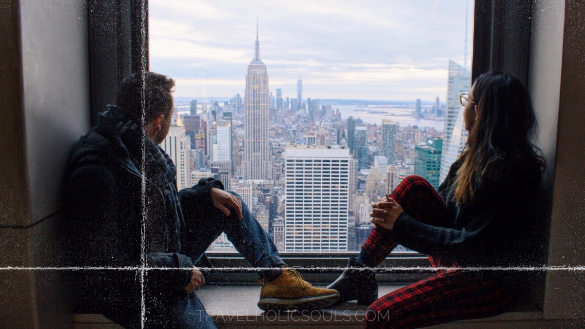 Vista spettacolare dal Top of the Rock, New York City