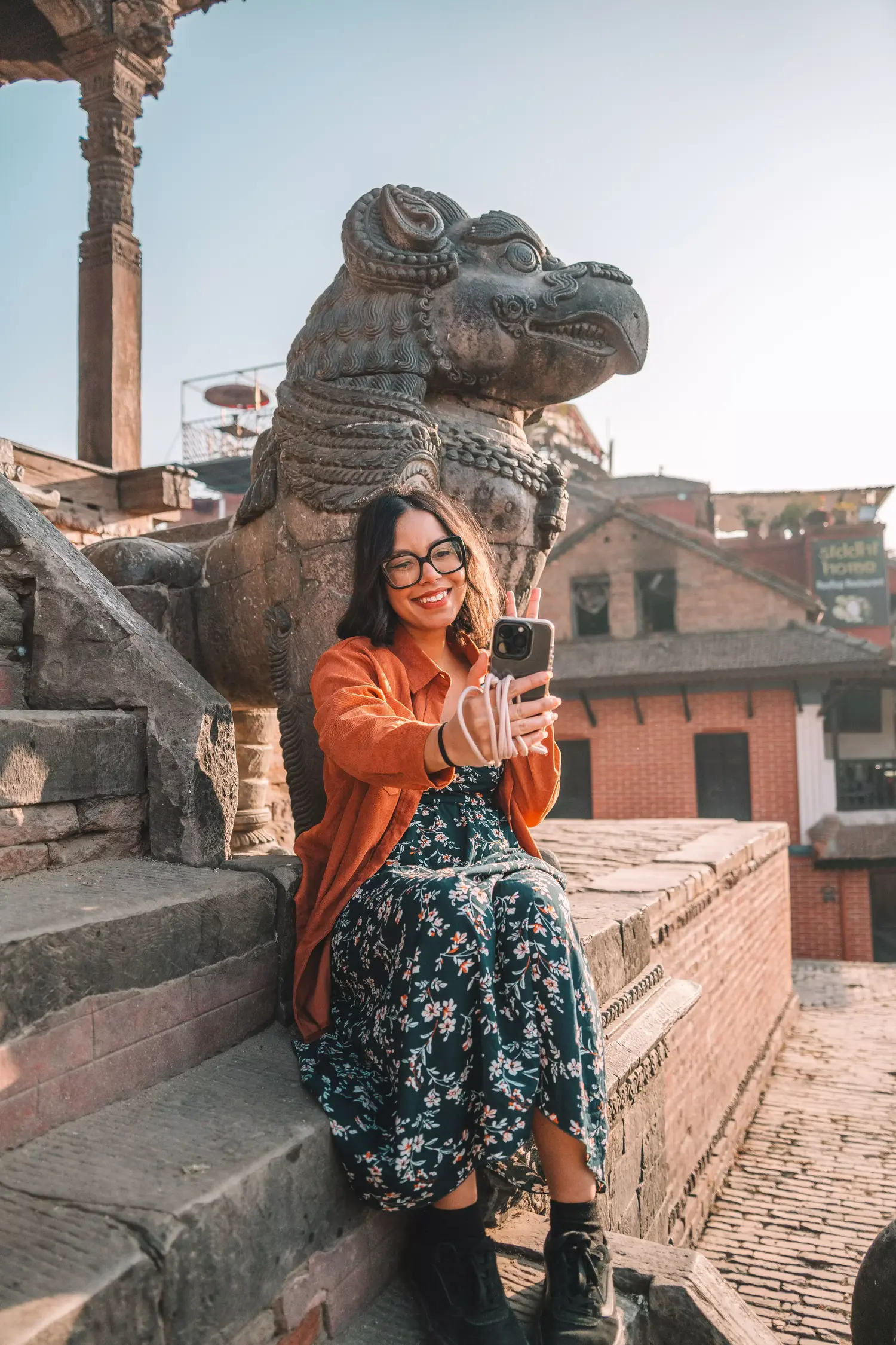 pagoda nepal primo piano