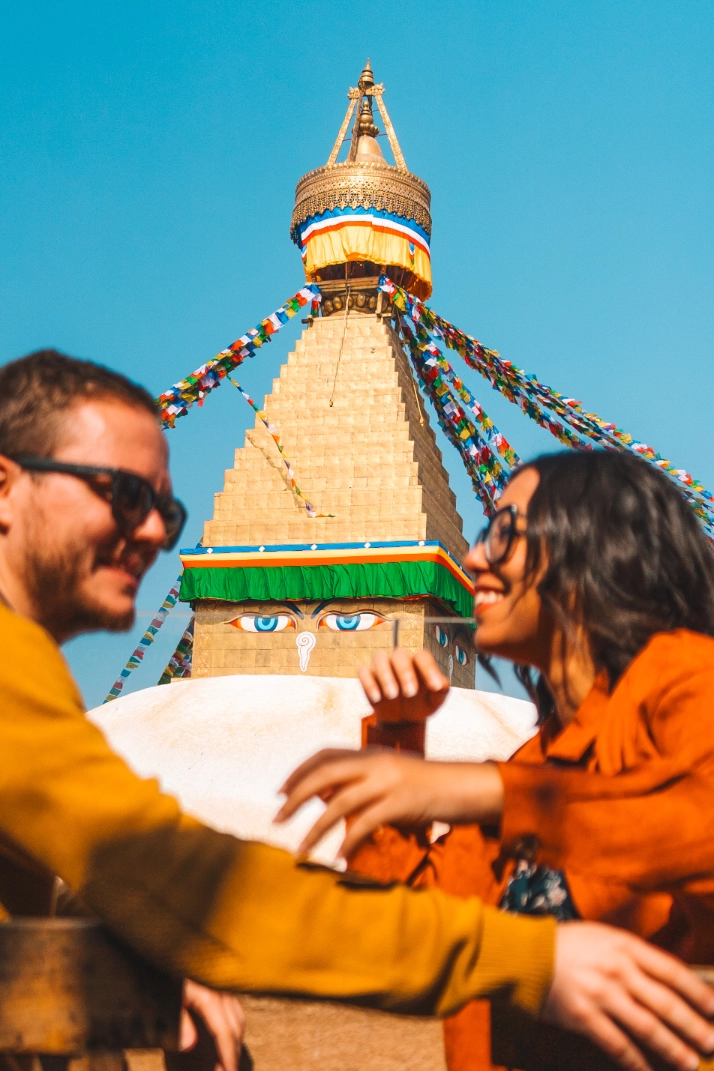 Stupa boudhanath Kathmandu nepal